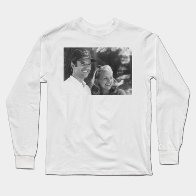 Young Joe Biden with Jill Biden Long Sleeve T-Shirt by SybaDesign